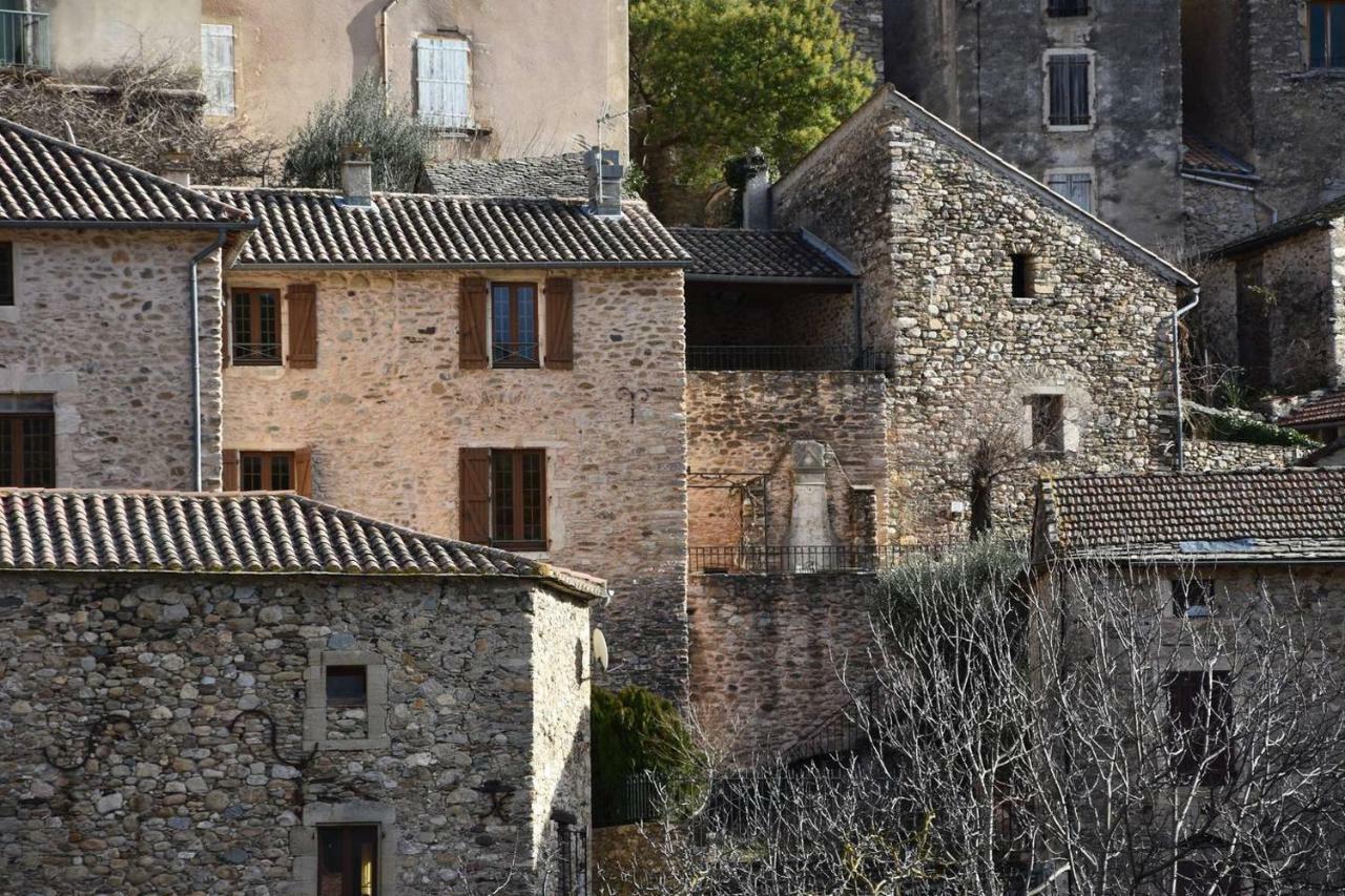 Le Diable Par La Queue Villa Olargues Exterior photo